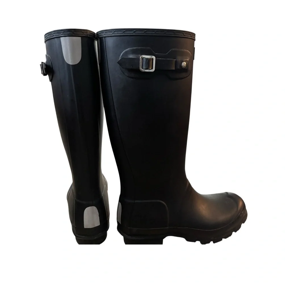 Hunter Classic Black Rain Boots - Picture 3 of 9